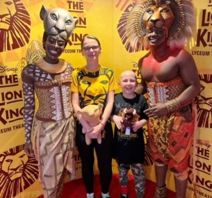 Jamie at the Lion King